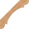 Ekena Millwork 3 1/2"W x 34"D x 34"H Olympic Smooth Knee Brace, Western Red Cedar BRC04X34X34OLY00SWR - alternate 3